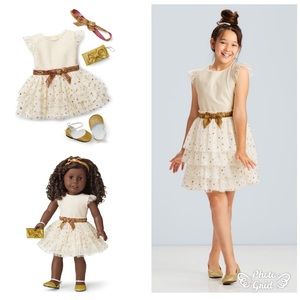 AG Matching Dress for girls and 18 inch doll.